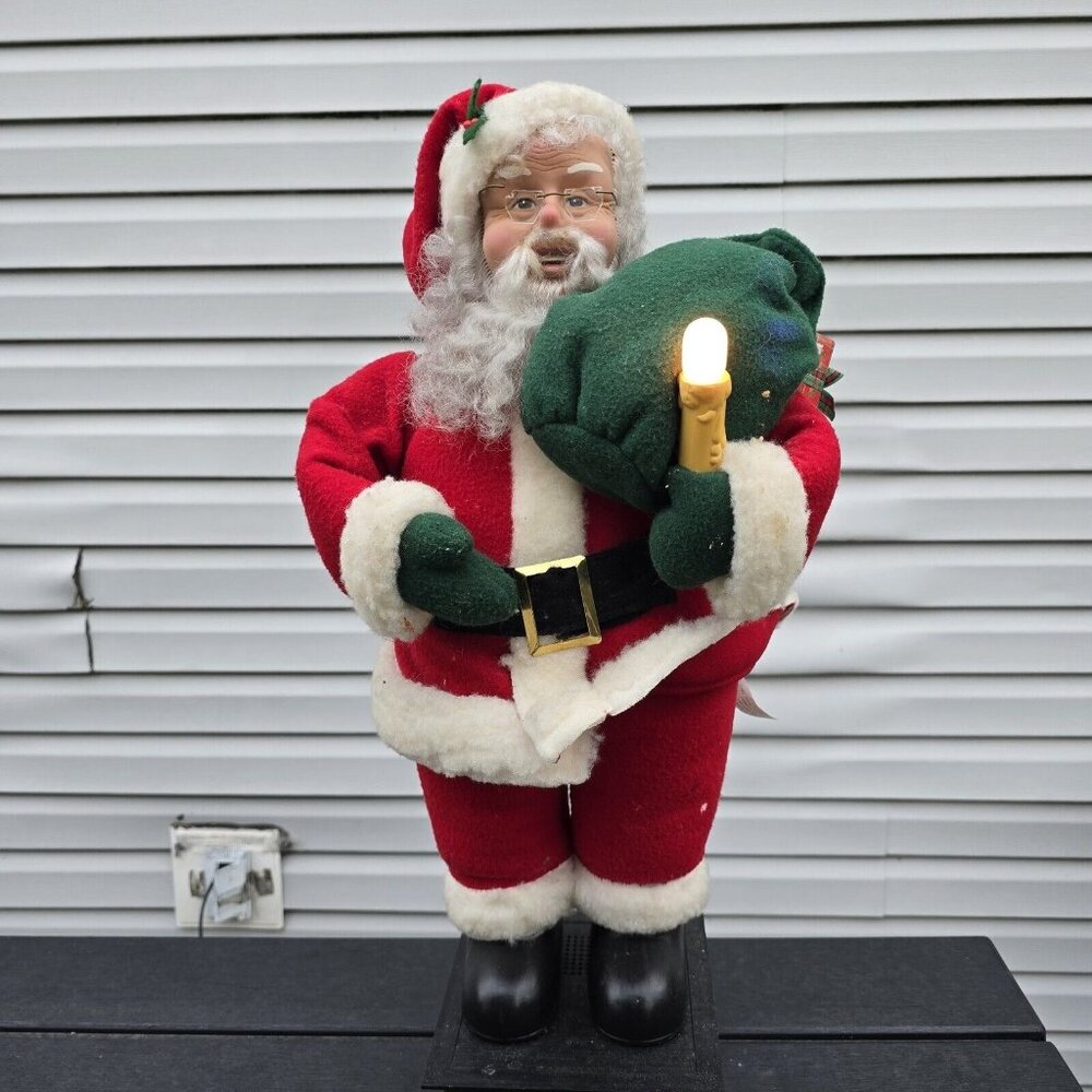 Christmas Creation Motion-ettes Santa Claus Animated Christmas Moves  Lights Up